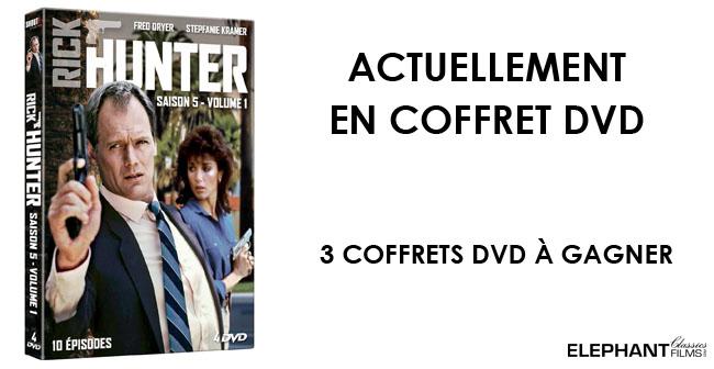 Tentez de gagner un coffret DVD du volume 1 de la saison 5 de Rick Hunter