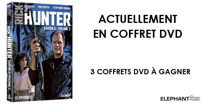 Tentez de gagner un coffret DVD du volume 2 de la saison 5 de Rick Hunter