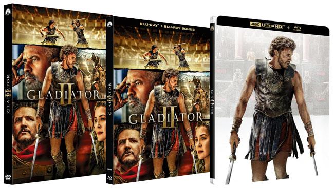 Gladiator II disponible en 4K UHD, BLU-RAY, DVD et  lAchat en VOD le 13 Mars et  la Location en VOD le 27 Mars