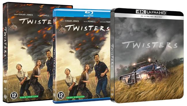 Twisters actuellement en DVD, BLU-RAY et BLU-RAY 4K