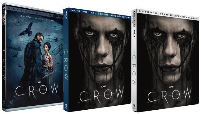 The Crow actuellement en DVD, BLU-RAY - dition SteelBook limite et 4K Ultra HD + BLU-RAY - dition SteelBook limite