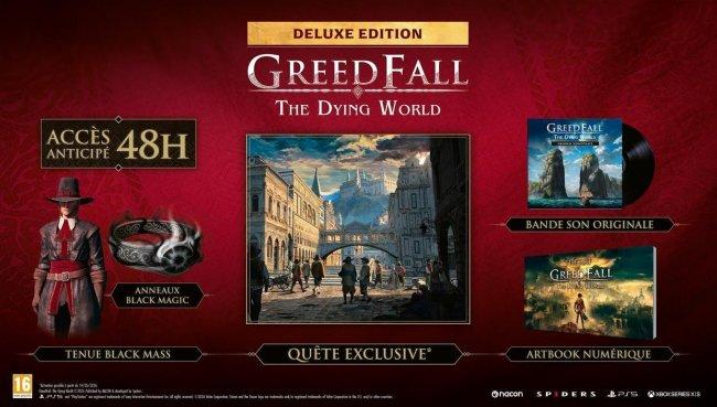 GreedFall : The Dying World ouvre ses pr�commandes et d�voile son �dition Deluxe